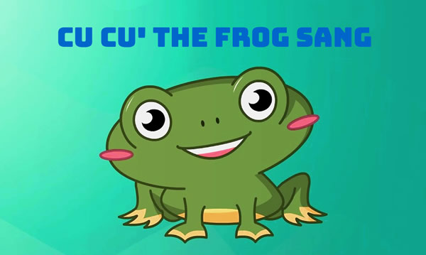 Cu cú the frog sang