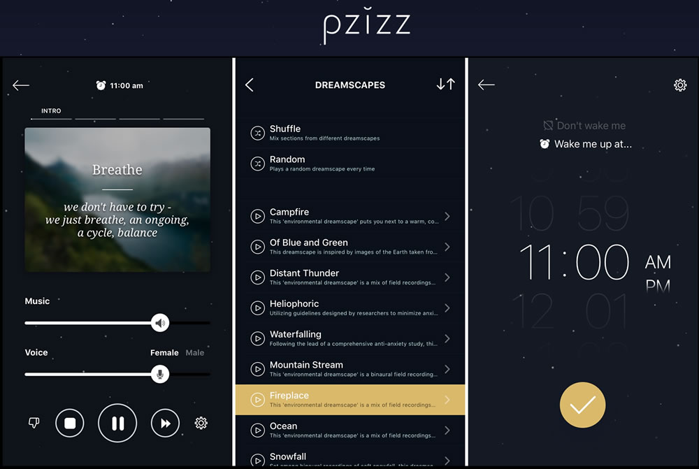 Pzizz app to sleep