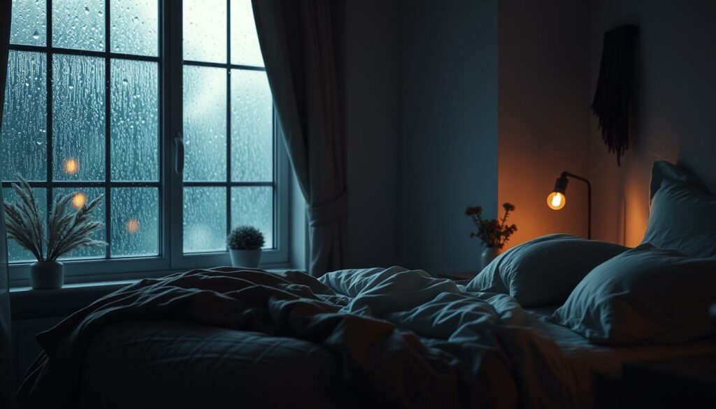 sleeping music rain