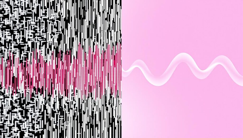 white noise and pink noise