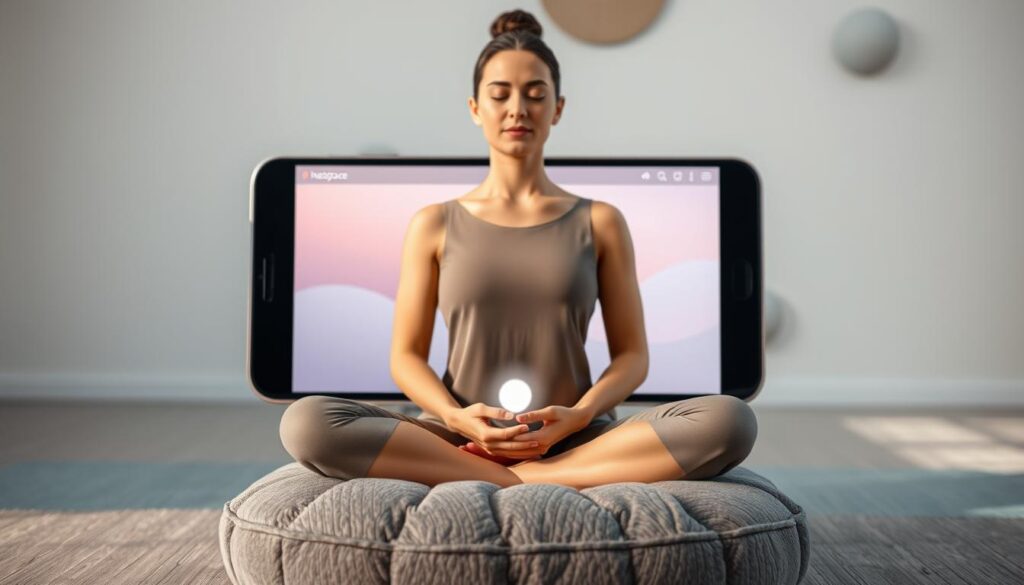 Headspace app guided sessions