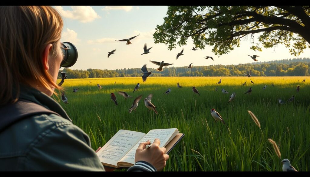 field observations bird calls