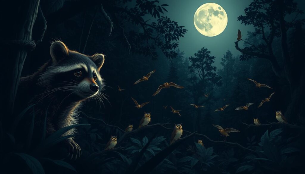 raccoon sounds at night for sleeping