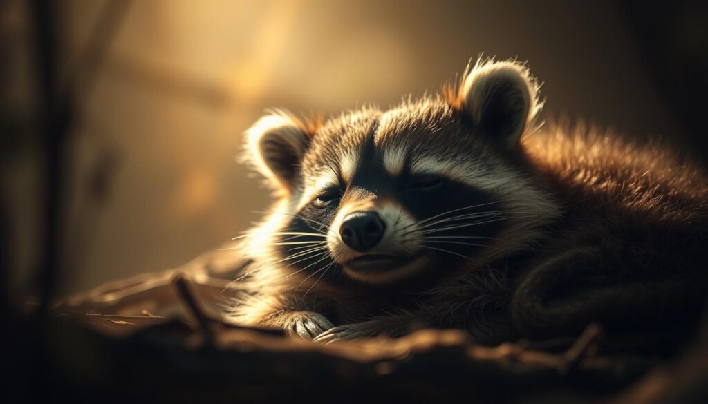 soothing raccoon vocalizations