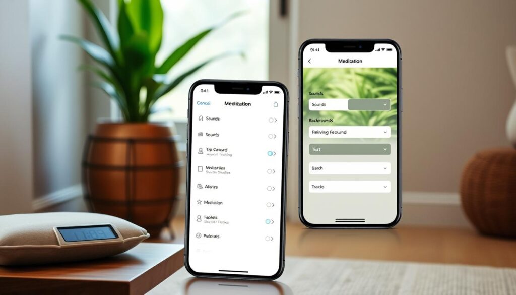 customization features meditation apps