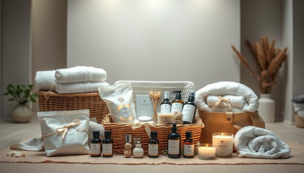 spa gift basket selections